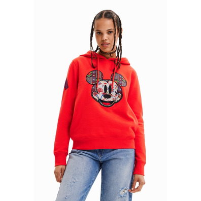 Desigual Large Disney's Mickey Mouse Patch Sweatshirt