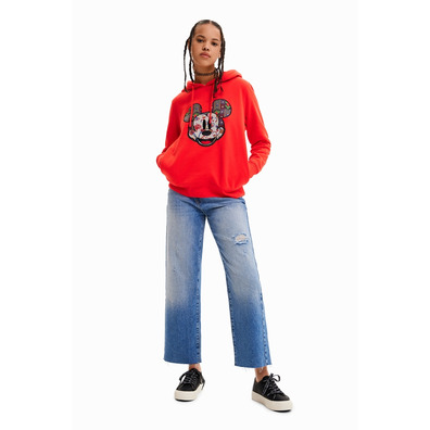 Desigual Large Disney's Mickey Mouse Patch Sweatshirt