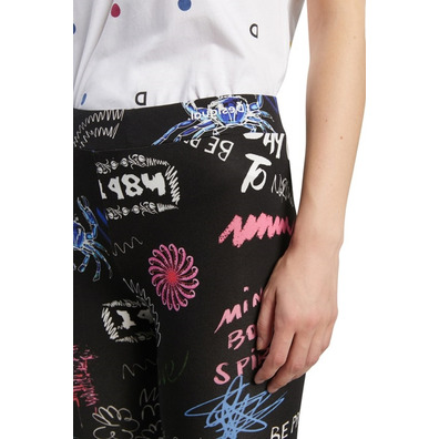 Desigual Legging Lettering