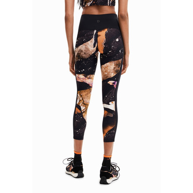 Desigual Mineral-Effect Print Leggings