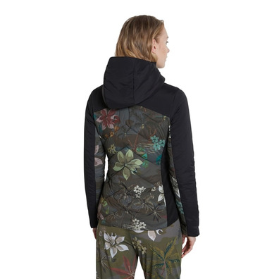 Desigual Padded Jacket Camo Flower