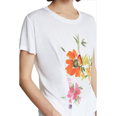 Desigual Tee Front Pleats Gardens