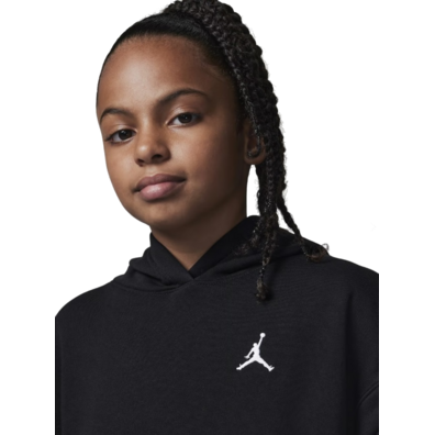 Jordan Girls Brooklyn Essentials Pullover Hoodie "Black"