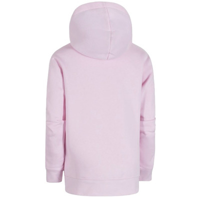 Jordan Girls HBR Logo 23 Fleece Pullover Hoodie "Pink Foam"