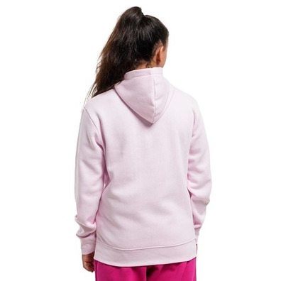 Jordan Girls HBR Logo 23 Fleece Pullover Hoodie "Pink Foam"