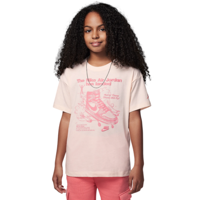 Jordan Girls JDB AJ1 1985 Will Fly! Graphic T-Shirt "Guava Ice"