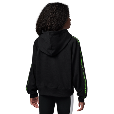 Jordan Girls JFG Dri-FIT Sport Pollover Hooodie "Black"