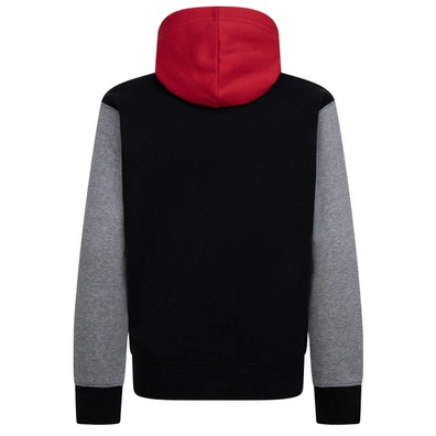 Jordan Kids JDB MJ Brooklyn French Terry Pullover "Black-Gym Red-Carbon"