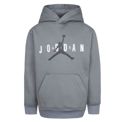 Jordan Kids Jumpman Logo Sustainable Hoodie "Smoke Grey"