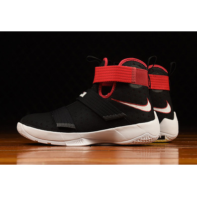 LeBron Soldier 10 SFG (GS) "Bred" (016/black/white/university red)