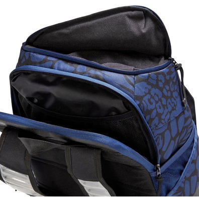 Nike Elite Pro Basketball Printed Backpack (32L) "Blue Leaf"