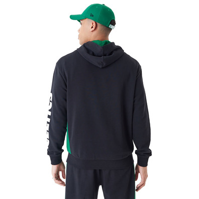 New Era NBA Boston Celtics Mesh Panel Oversized Pullover Hoodie