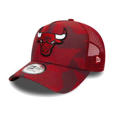 New Era NBA Chicago Bulls Multi Camo 9FORTY A-Frame Trucker Cap