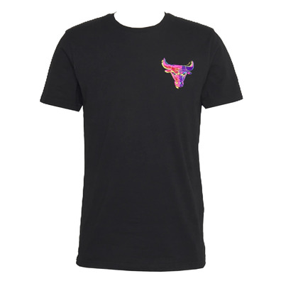 New Era NBA Chicago Bulls Neon Back Graphic Logo Tee "Black"