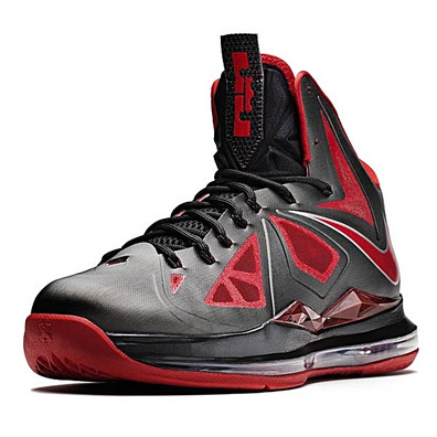 Lebron X "BlacRed Diamond" (006/negro/rojo)