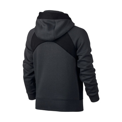 Nike Niño Air Hoodie Boys (060/anthracite/black/electrolime)