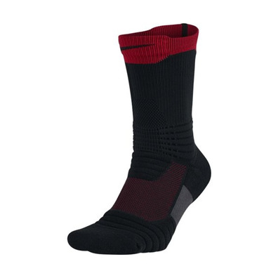 Nike Calcetines Elite Versatility Crew (010/black/university red/black)