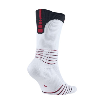 Nike Calcetines Elite Versatility Crew (103/white/dark obsidian/university red)