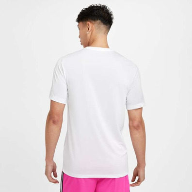 Nike Camiseta Dri Fit Basket Just Do It "White"