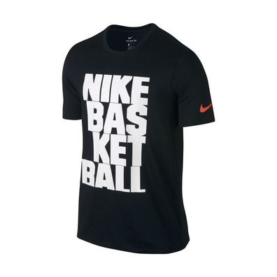 Nike Camiseta Dry BB (010/black/white)