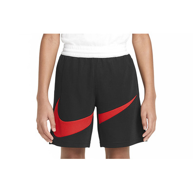 Nike Dri-Fit Boys´ Basketball Shorts "Black-University Red"