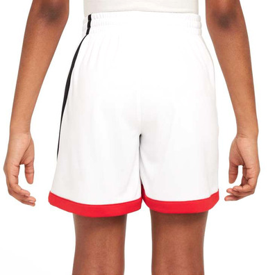 Nike Kids Swoosh Multi+ Dri Fit Short "White/Black/Red"