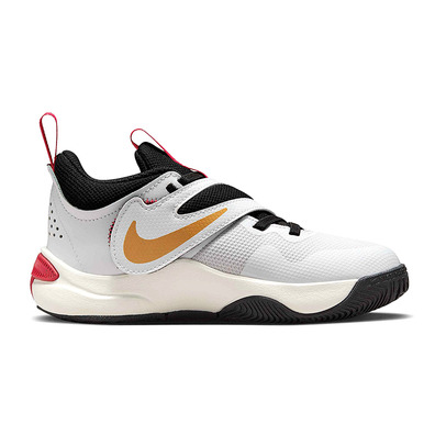 Nike Team Hustle D 11 (GS) "White Metallic Gold"