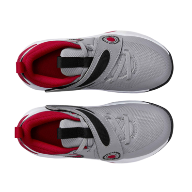 Nike Team Hustle D 11 (PS) "Grey GymRed"