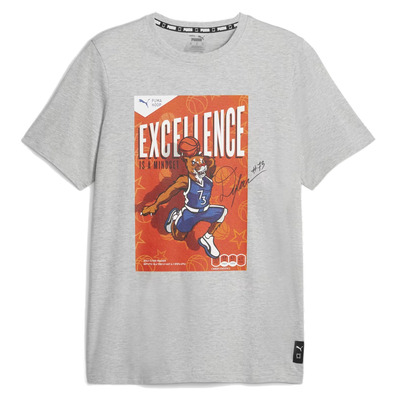 Puma Basketball Dylan SS Tee "Light Gray"