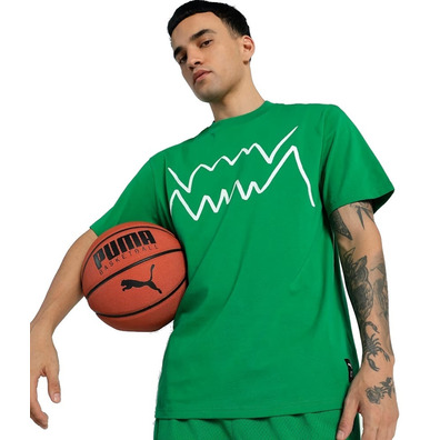 Puma Basketball Jaws Core Tee "Archive Green"