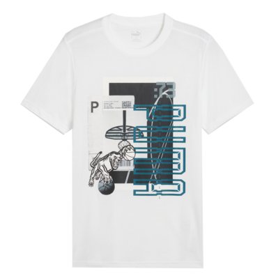 Puma Basketball Winning Shot Tee 1 "White"