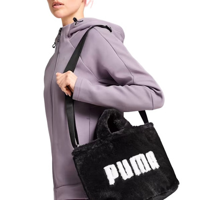 Puma Core Fur Mini Tote "black"