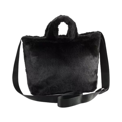 Puma Core Fur Mini Tote "black"