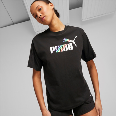 Puma ESS+ LOVE IS LOVE Relaxed Tee"Black"