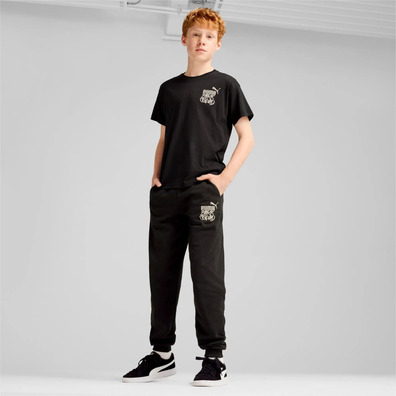 Puma Kids ESS+ MID 90s Graphic Tee B "Black"