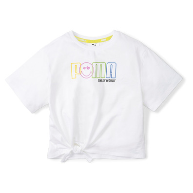 Puma Girls x SMILEY WORLD Tee