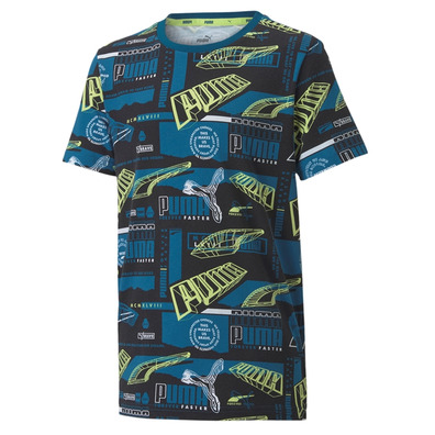 Puma Junior Alpha AOP Tee B