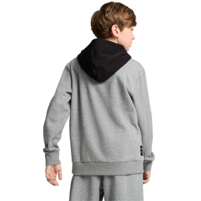 Puma Junior Basketball Winning Shot Hoodie Fleece "Medium Gray"