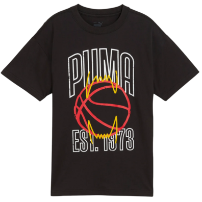 Puma Junior Basketball Winning Shot Tee "Black"