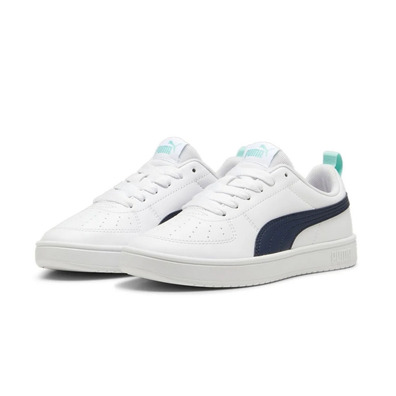 Puma Rickie Jr. "White-Navy-Turquoise"