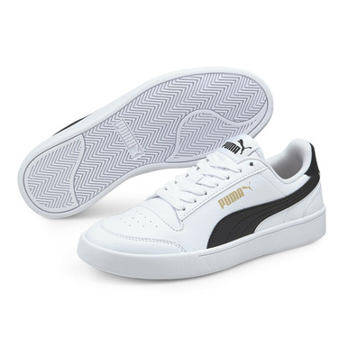 Puma Shuffle Jr "White-Black-Gold"