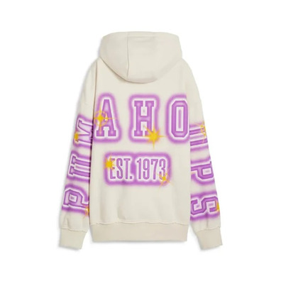 Puma Womans Basketball Art-Hitect Sparkle OS Hoodie "Alpine Snow"