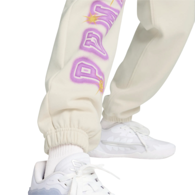 Puma Womans Basketball Art-Hitect Sparkle Sweatpant "Alpine Snow"