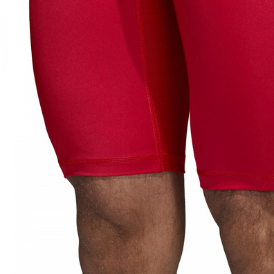 Adidas Techfit AEROREADY Short Tights "Team Red"