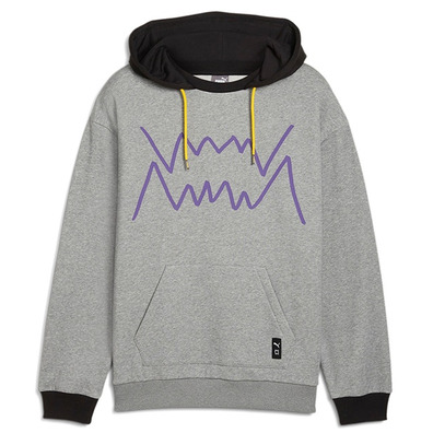 Sudadera Capucha Basket Puma Jaws Core 2.0 "Medium Gray"