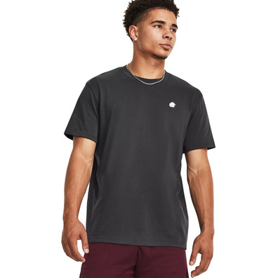 UA Curry Vine Heavyweight SS Shirt "Jet Gray-White "