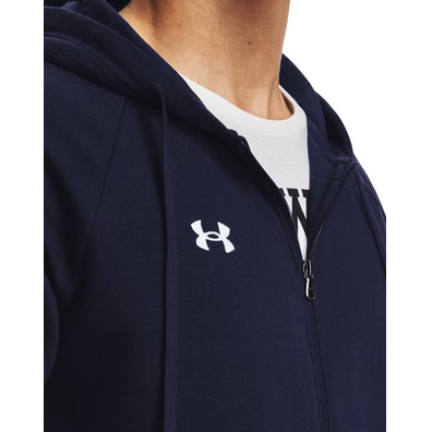 UA Rival Fleece FZ Hoodie "Midnight Navy"