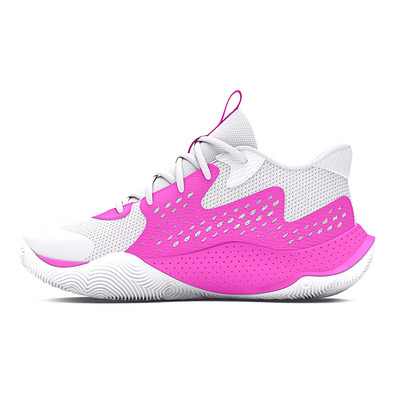 Under Armour GS Jet '23 "White Pink Gold"