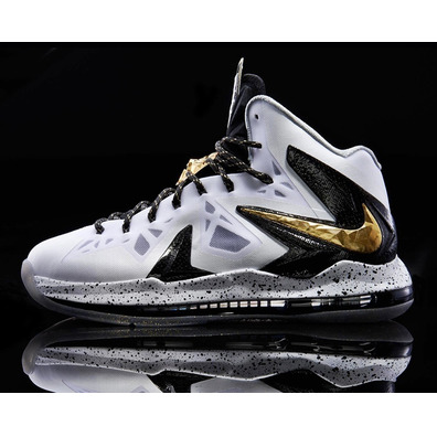 Lebron X P.S. Elite+ "Goldhome" (100/white/oro/negro)