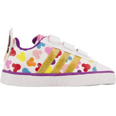 Adidas Disney Mickey and Friends Infant (blanco/malva)